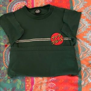 dark green Santa Cruz shirt